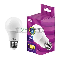 Лампа светодиодная LED-A60-E27-10Вт-2700K 10Вт грушевидная 2700К тепл. бел. E27 750лм 180-240В REV 32266 5