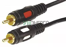 Шнур 2RCA Plug - 2RCA Plug 3м (GOLD) Rexant 17-0145