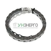 Лента монтажная перфорир. 12х0.55мм волна (уп.10м) EKF lpmv12x0.55-10