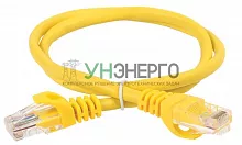 Патч-корд кат.6 UTP PVC 5м желт. ITK PC05-C6U-5M