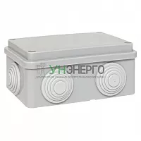 Коробка распаячная КМР-050-048 пылевлагозащ. 120х80х50 6 мембранных вводов уплот. шнур PROxima EKF plc-kmr-050-048