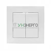 Выключатель 2-кл. СП Валенсия 10А IP20 бел. PROxima EKF EWV10-023-10