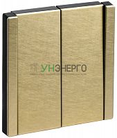 Выключатель проходной 2-кл. СП FORTE&PIANO 10А FP607M шампань IEK FP-V22-0-10-1-M-K37 Выключатель проходной 2-кл. СП FORTE&PIANO 10А FP607M шампань IEK FP-V22-0-10-1-M-K37