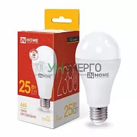 Лампа светодиодная LED-A65-VC 25Вт грушевидная 3000К тепл. бел. E27 2380лм 230В IN HOME 4690612024066