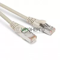 Патч-корд кат.5E F/UTP экранир. LSZH PC-LPM-STP-RJ45-RJ45-C5e-0.5M-LSZH-GY 0.5м сер. Hyperline 42307