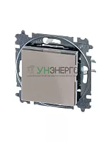 Переключатель 1-кл. СП Levit IP20 кофе макиато/бел. ABB 2CHH590645A6018