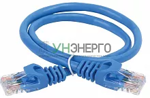 Патч-корд кат.5е UTP 5м син. ITK PC03-C5EU-5M