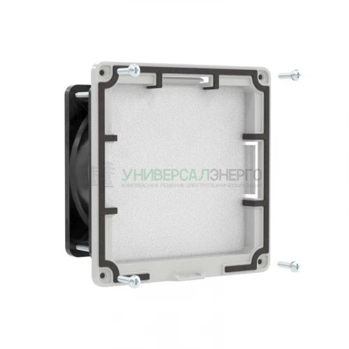 Вентилятор с фильтром RV 50м3/ч 24В DC 150х150мм IP54 RAL9005 DKC R5RV12024B фото 4