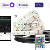 Лента светодиодная умная Connect RGBW (уп.5м) EKF slswf-5-rgbw Лента светодиодная умная Connect RGBW (уп.5м) EKF slswf-5-rgbw