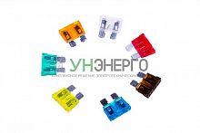 Набор автомобильных предохранителей "стандарт" в пластиковой коробке (уп.100шт) Rexant 80-7024 Набор автомобильных предохранителей "стандарт" в пластиковой коробке (уп.100шт) Rexant 80-7024