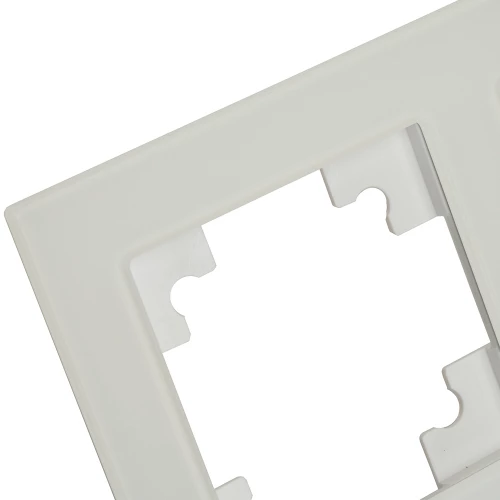 Рамка 5-местная, стекло, STEKKER, GFR00-7005-01М, серия Катрин, белый матовый 49598 фото 5