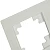Рамка 4-местная, стекло, STEKKER, GFR00-7004-01, серия Катрин, белый матовый 49597