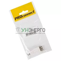 Переходник гнездо USB-A (Female) - штекер Mini USB 5pin (Male) (инд. упак.) PROCONNECT 18-1175-9