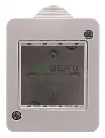 Коробка для открытой установки на 2мод. Zenit/Stylo IP40 ABB 2CLA329110N1101