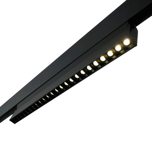 Светильник светодиодный Feron MGN301 трековый низковольтный 24W, 2160 Lm, 4000К, 30 градусов, черный серия LensFold 48720 фото 7