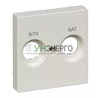 Плата Merten центральная с маркир. R/TV И SAT полярно бел. SchE MTN299819