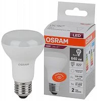 Лампа светодиодная LED Value LV R63 60 8SW/840 8Вт рефлектор матовая E27 230В 10х1 RU OSRAM 4058075581913