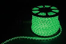 Дюралайт светодиодный Feron LED-F3W 3-х жильный , зеленый 2.88Вт/м 72LED/м 50м 220V 26069