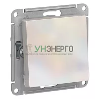 Переключатель проходной 1-кл. СП AtlasDesign 10А IP20 (сх. 6) 10AX механизм жемчуж. SE ATN000461