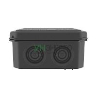 Коробка ответвительная с 8+2 кабельными вводами d20/20мм IP55 85х85х40мм черн. DKC 53785B