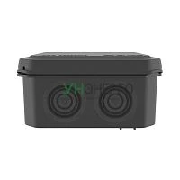 Коробка ответвительная с 8+2 кабельными вводами d20/20мм IP55 85х85х40мм черн. DKC 53785B Коробка ответвительная с 8+2 кабельными вводами d20/20мм IP55 85х85х40мм черн. DKC 53785B