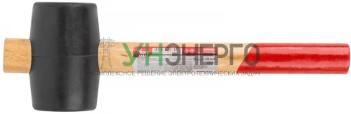 Киянка 45мм 230г деревянная ручка резинов. КУРС 45345 фото 3