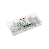 Набор игольчатых пружинных шплинтов (150шт/уп) Kranz KR-01-3101-15 Набор игольчатых пружинных шплинтов (150шт/уп) Kranz KR-01-3101-15