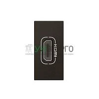 Розетка 1мод. HDMI Mosaic со шнуром черн. Leg 079478L Розетка 1мод. HDMI Mosaic со шнуром черн. Leg 079478L