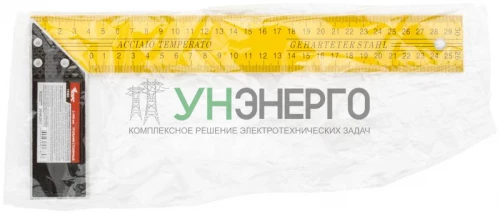 Угольник столярный 300мм желт. КУРС 19383 фото 2