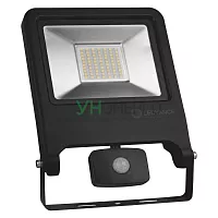 Прожектор светодиодный FLOODLIGHT VALUE SENSOR 50Вт 4000К IP44 с датчиком черн. BK LEDVANCE 4058075268746