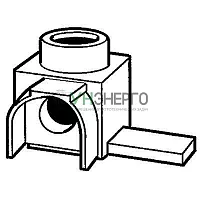 Переходник Ast 25/30 QS штыр. бок. 6-25кв.мм ABB 2CDL200010R2530