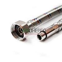 Подводка гибкая М10х18-1/2дюйм 150см для смесителей (компл. 2шт) VALFEX S/S M10х18-F1/2" 150 сm Подводка гибкая М10х18-1/2дюйм 150см для смесителей (компл. 2шт) VALFEX S/S M10х18-F1/2" 150 сm