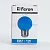 Лампа светодиодная Feron LB-37 Шарик E27 1W Синий 25118