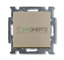 Выключатель 1-кл. 1п СП Basic 55 10А IP20 с клавишей механизм шампань ABB 2CKA001012A2169