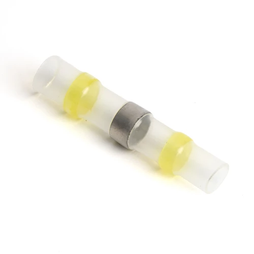 LD302-4060 ГСИ термоусаживаемая с припоем 4-6 мм 48A, прозрачный/желтый (DIY упак 10шт) 49162 фото 5