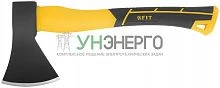 Топор 800г усилен. фибергласовая ручка; кованая усилен. сталь FIT 46232