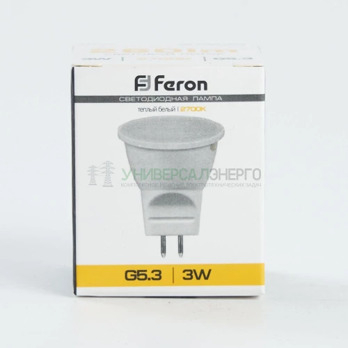 Лампа светодиодная Feron LB-271 MR11 G5.3 3W 2700K 25551 фото 4