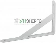 Уголок-кронштейн усиленный 250х150мм бел. FIT 66085