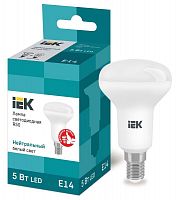 Лампа светодиодная ECO R50 5Вт 4000К бел. E14 450лм 230-240В IEK LLE-R50-5-230-40-E14