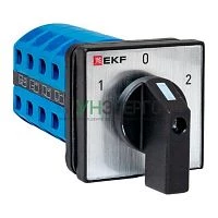 Переключатель кулачковый ПК-1-24 4п 25А "1-0-2" IP65 EKF pk-1-24-25-65 Переключатель кулачковый ПК-1-24 4п 25А "1-0-2" IP65 EKF pk-1-24-25-65