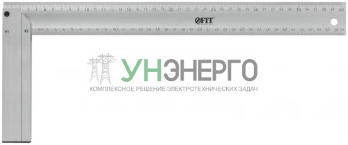 Угольник столярный литой профи 400мм алюм. FIT 19554