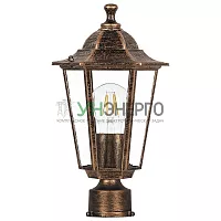 Светильник садово-парковый Feron 6203/PL6203 шестигранный на столб 100W E27 230V, черное золото 11139 Светильник садово-парковый Feron 6203/PL6203 шестигранный на столб 100W E27 230V, черное золото 11139