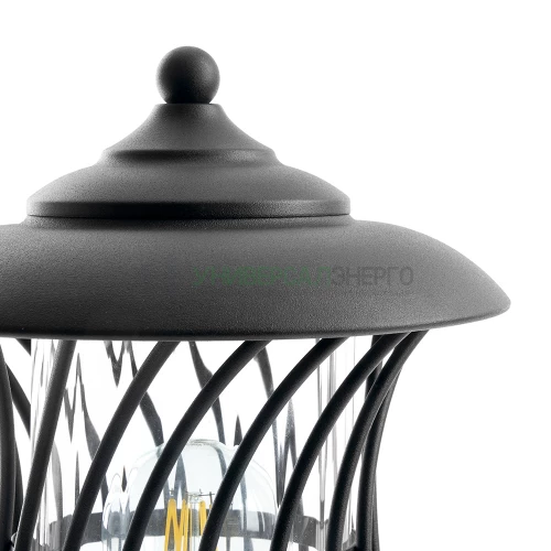 Светильник садово-парковый Feron PL524  на постамент 60W 230V E27, черный 11687 фото 5
