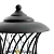 Светильник садово-парковый Feron PL524  на постамент 60W 230V E27, черный 11687