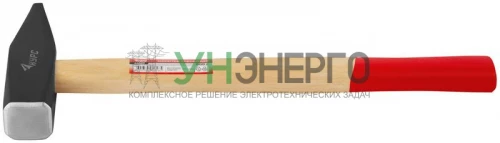 Молоток слесарный "Оптима" 800г деревянная ручка КУРС 44107 фото 3