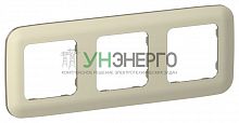 Рамка 3-м СП FLITE РУ-3-А-ФлШ шампань IEK FI-M32-31-20-K37