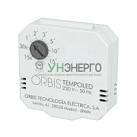 Таймер лестничный TEMPO LED задержка от 15с до 15мин ORBIS OB200007 Таймер лестничный TEMPO LED задержка от 15с до 15мин ORBIS OB200007