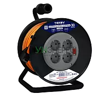 Удлинитель на катушке 4х30м с заземл. 16А IP20 3х1.5 TOKOV ELECTRIC TKE-SK30-15-Z