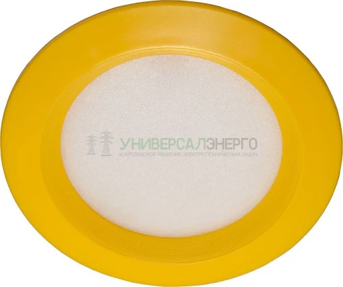 Светильник встраиваемый светодиодный 6W 4000К, желтый, AL525 28529