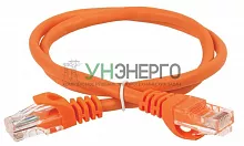 Патч-корд кат.6 UTP PVC 3м оранж. ITK PC07-C6U-3M